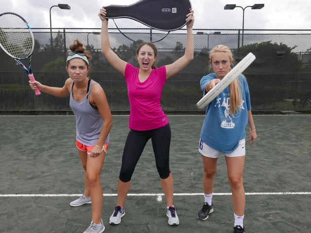 Female tennis rackets