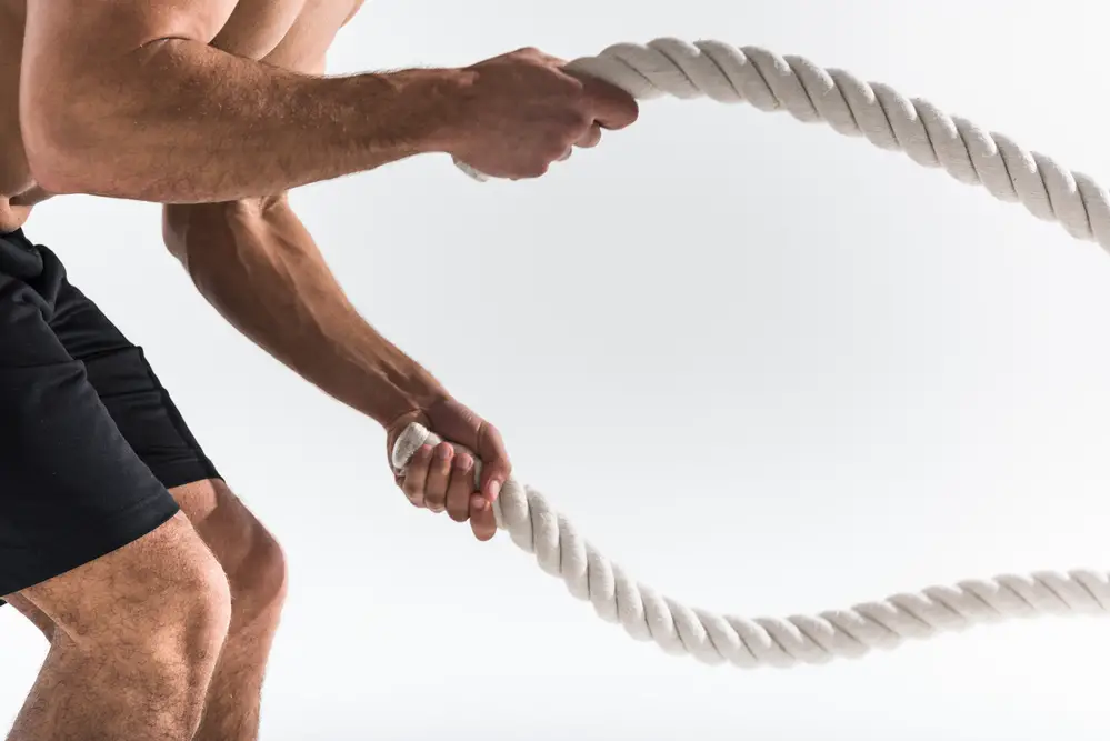 High intensity training with ropes